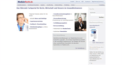 Desktop Screenshot of medizinrecht.de
