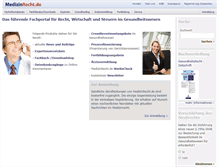 Tablet Screenshot of medizinrecht.de